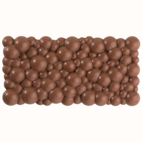 PC5001 Sparkling Pavoni Italia - forma z poliwęglanu do tabliczek czekolady - dł. 150 x szer. 77 x wys. 12 mm / poj. 100 g