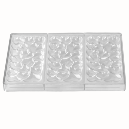 PC5028 Eros Pavoni Italia - forma do walentynkowych tabliczek czekolady - dł. 154 x szer. 77 x wys. 11 mm / poj. 100 g