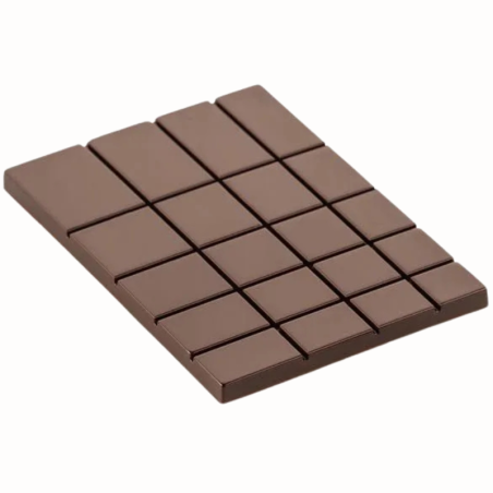 CHOCADO DEGUSTA 01T 52.925.86.0065 SILIKOMART forma do nieregularnych tabliczek czekolady z Tritanu™