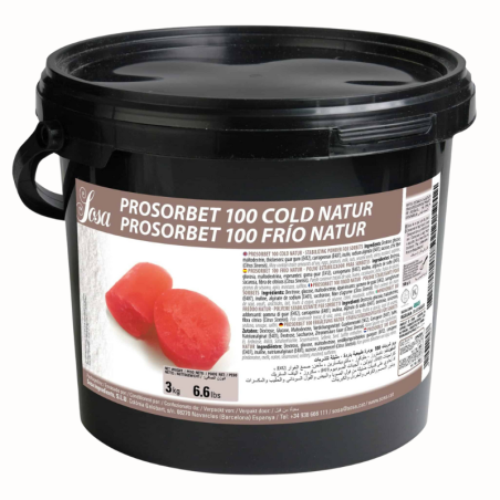 op. 3 kg Prosorbet 100 Cold Natur - Sosa Ingredients - neutralna mieszanka do stabilizowania sorbetów