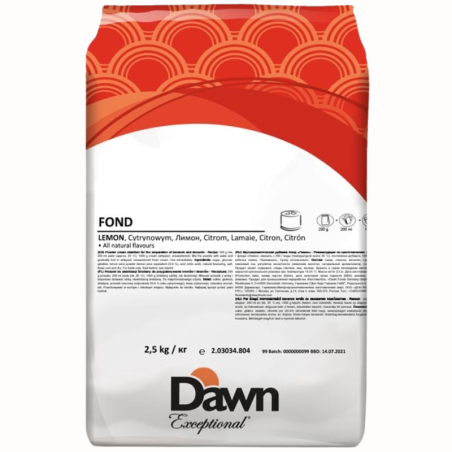 2,5 kg FOND LEMON stabilizator do śmietany smak cytrynowy Dawn