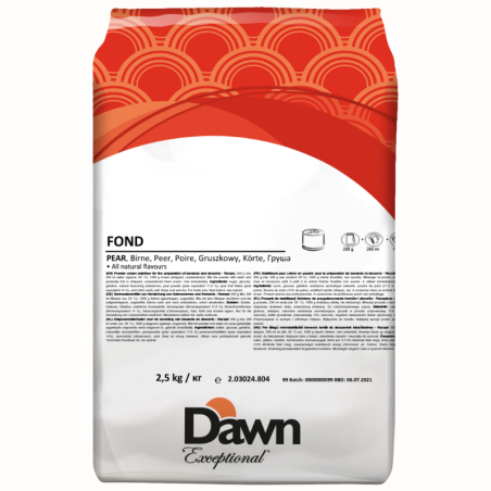2,5 kg FOND PEAR stabilizator do śmietany smak gruszkowy Dawn