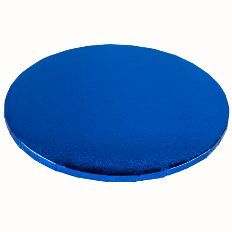 śr. 25 cm x wys. 1.2 cm Gruby podkład pod tort - okrągła podkładka do transportu i serwowania ciast - granatowa