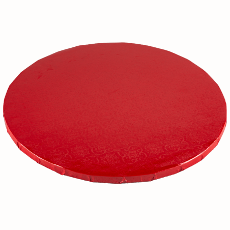 ∅ 30 cm PODKŁAD CZERWONY MODECOR 30477D z motywem kwiatowym wysokość ok. 12 mm
