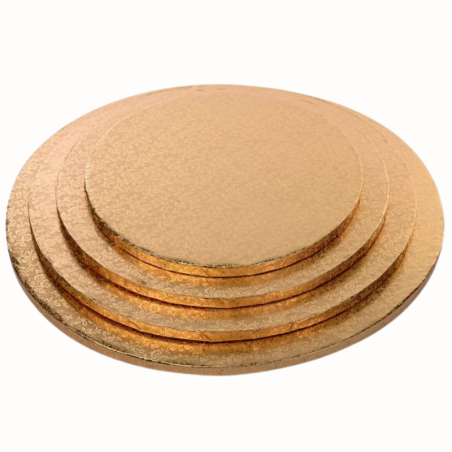 ∅ 25 cm PODKŁAD ZŁOTY MODECOR 30447I metalizowany wysokość ok. 12 mm