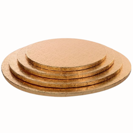 ∅ 30 cm PODKŁAD ZŁOTY MODECOR 30477I metalizowany wysokość ok. 12 mm