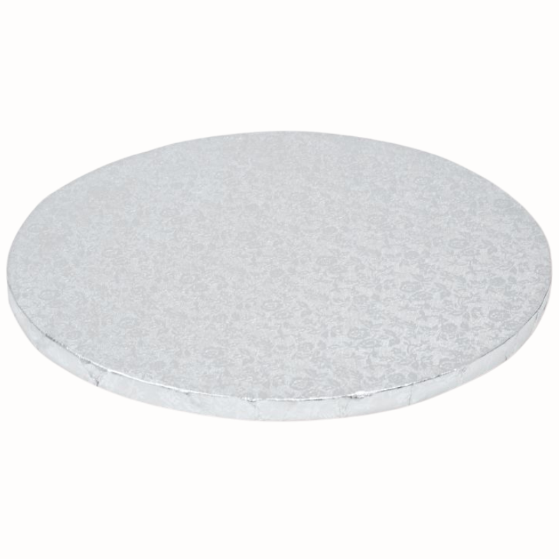 ∅ 35 cm PODKŁAD SREBRNY MODECOR 30619H metalizowany pakowany pojedynczo wysokość ok. 12 mm