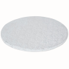 ∅ 50 cm PODKŁAD SREBRNY MODECOR 30622H metalizowany pakowany pojedynczo wysokość ok. 12 mm