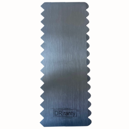 Dwustronna - Dorosiowa Skrobka SK-9 - cukiernicza do pracy z kremem - dł. 20 x szer. 8 cm