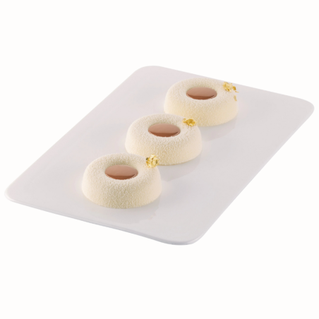 SF012 Big Savarin Silikomart - uniwersalna forma silikonowa - śr. 72 x wys. 23 mm / poj. 62 ml x 6 porcji