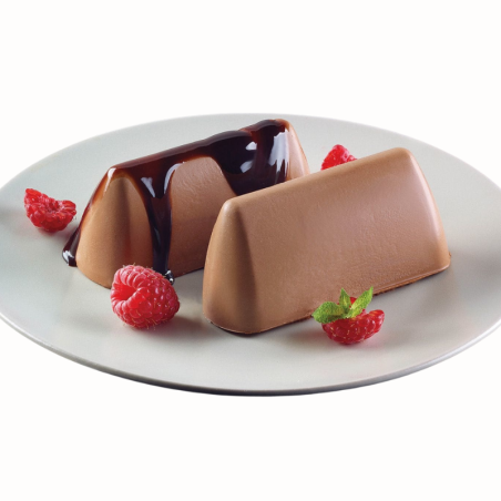 SF126 Gianduiotto Silikomart - uniwersalna forma silikonowa - dł. 93 x szer. 31 x wys. 42 mm / poj. 85 ml x 9 porcji