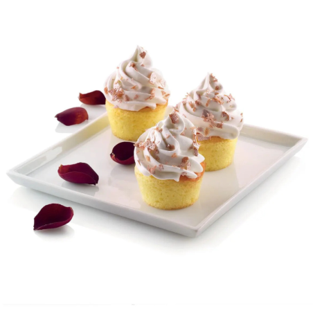 SF022 Small Muffin Silikomart - uniwersalna forma silikonowa - śr. 51 x wys. 28 mm / poj. 50 ml x 11 porcji