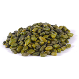 op. 1 kg Zielona Pistacja Surowa - całe blanszowane orzechy pistacjowe o intensywnie zielonej barwie