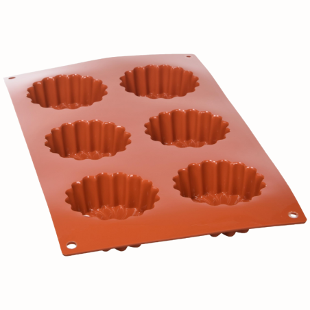 SF056 Daisy Silikomart - uniwersalna forma silikonowa - śr. 70 x wys. 28 mm / poj. 80 ml x 6 porcji