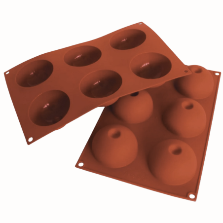 SF086 Magic Dome Silikomart - uniwersalna forma silikonowa - śr. 75 x wys. 40 mm / poj. 115 ml x 6 porcji