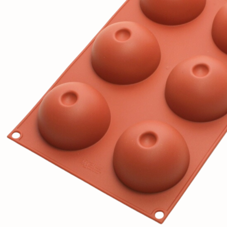 SF086 Magic Dome Silikomart - uniwersalna forma silikonowa - śr. 75 x wys. 40 mm / poj. 115 ml x 6 porcji