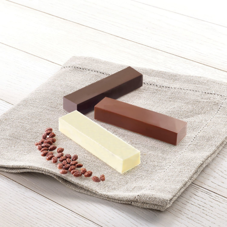 SF184 Slim Bar Silikomart - forma silikonowa do batonów - dł. 100 x szer. 26 x wys. 16 mm / poj. 40 ml x 8 porcji