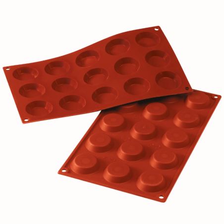 SF013 Tartelette Silikomart - uniwersalna forma silikonowa - śr. 45 x wys. 10 mm / poj. 20 ml x 15 porcji