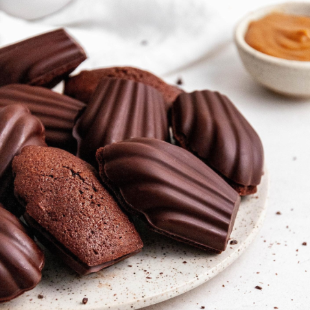 SF031 Mini Madeleine Silikomart - forma silikonowa do magdalenek - dł. 44 x szer. 34 x wys. 10 mm / poj. 10 ml x 15 porcji