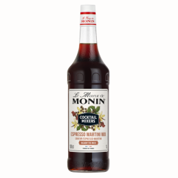 op. 1l Espresso Martini Le Mixeur de Monin - gotowa baza koktajlowa - szklana butelka