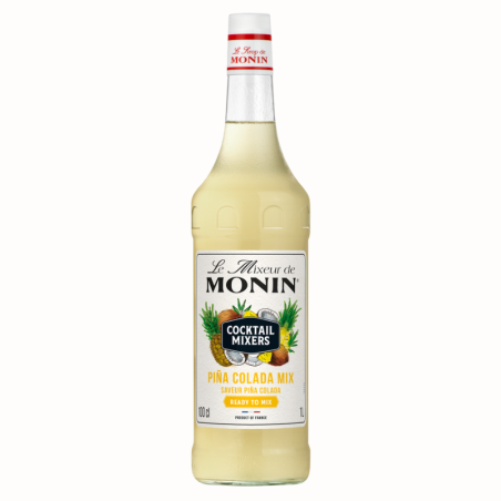 op. 1l Pina Colada Mix Le Mixeur de Monin - gotowa baza koktajlowa - szklana butelka