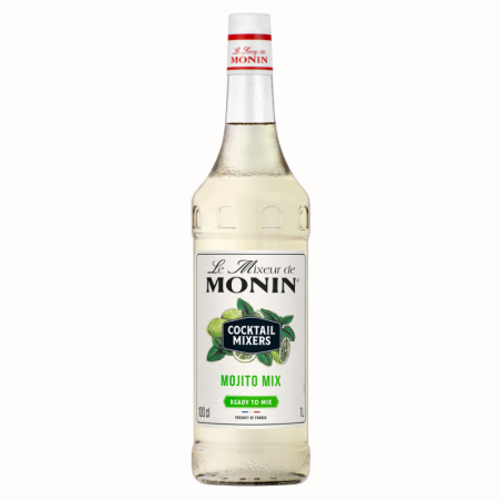op. 1l Mojito Mix Le Mixeur de Monin - gotowa baza koktajlowa - szklana butelka