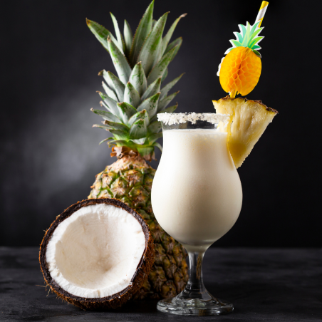 op. 1l Pina Colada Mix Le Mixeur de Monin - gotowa baza koktajlowa - szklana butelka