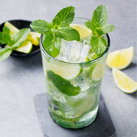 op. 1l Mojito Mix Le Mixeur de Monin - gotowa baza koktajlowa - szklana butelka