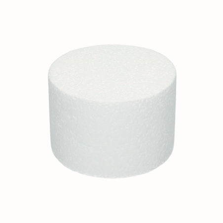 Atrapa Tortu - śr. 12 x wys. 8 cm - styropianowa makieta do okrągłego tortu - Sweet Decor