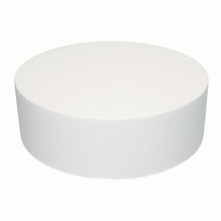 Atrapa Tortu - śr. 32 x wys. 8 cm - styropianowa makieta do okrągłego tortu - Sweet Decor