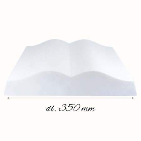 Atrapa Tortu - księga - dł. 35 x szer. 25 x wys. 8 cm - styropianowa makieta do tortu - Sweet Decor