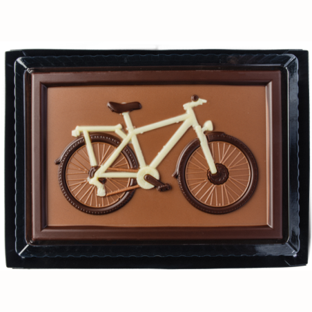 op. 75 g - Rower - dekoracyjna tabliczka czekoladowa - pakiet prezentowy w pudełku
