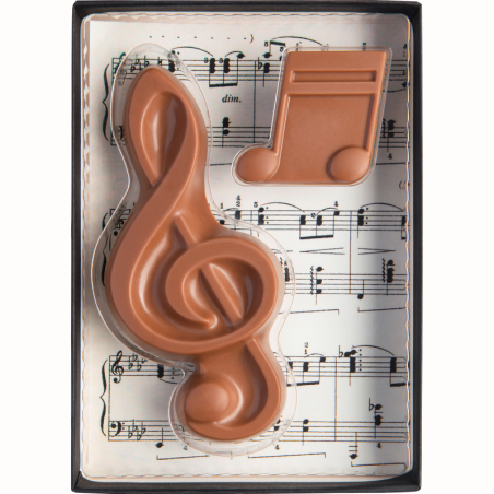 op. 40 g - Klucz wiolinowy - dekoracyjna tabliczka czekoladowa - pakiet prezentowy w pudełku