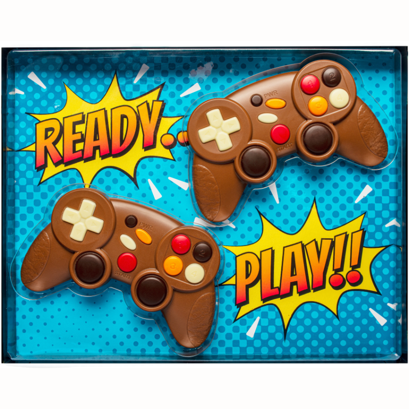 op. 140 g - Zestaw Game Controller - dekoracyjna tabliczka czekoladowa - pakiet prezentowy w pudełku