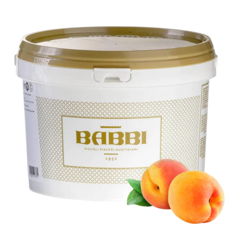 op. 3 kg Variegato Albicocca B-Free 1230149 Babbi - morelowa pasta cukiernicza - bez dodatku cukrów