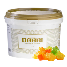 op. 3 kg Pasta Cassata Trinacria 1230145 Babbi - pasta z kandyzowanymi owocami i suszonym serem ricotta