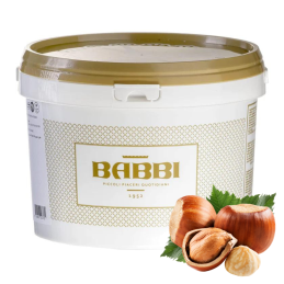 op. 3 kg Nocciola Roma Babbi - pasta z mocno prażonych orzechów laskowych - nr. kat. 12337