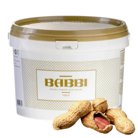 op. 3 kg Arachide Suprema Babbi - pasta z orzechów ziemnych z dodatkiem oleju arachidowego - nr. kat. 12327