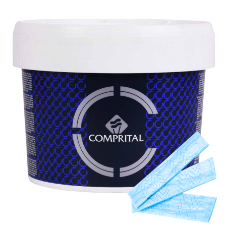 op. 3 kg Baby Blue Comprital - niebieska pasta o smaku gumy balonowej - do lodów i cukiernictwa - nr. kat. PC014P