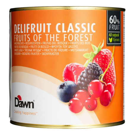op. 2.7 kg Delifruit Classic Fruit of the Forest Dawn Foods - gotowe nadzienie owocowe - owoce lasu