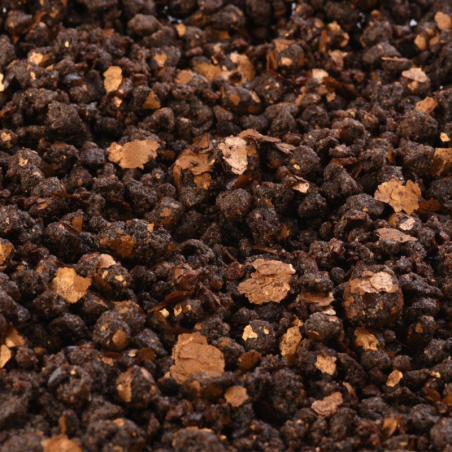op. 1 kg Cacao Crumble Golden Touch Modecor - kruszonka czekoladowa z drobinkami złota - posypka dekoracyjna - nr. kat. 22163