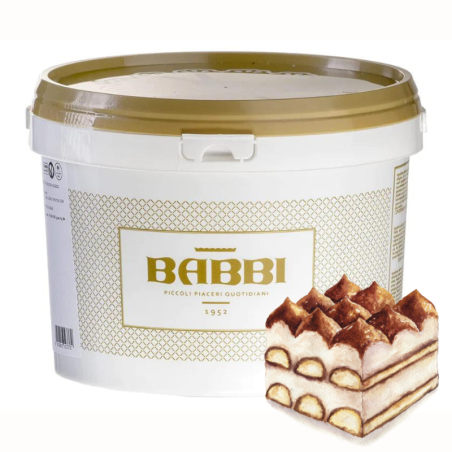 op. 3 kg Tiramisu Special 12438 Babbi - pasta smakowa do produkcji lodów i deserów o smaku deseru Tiramisu