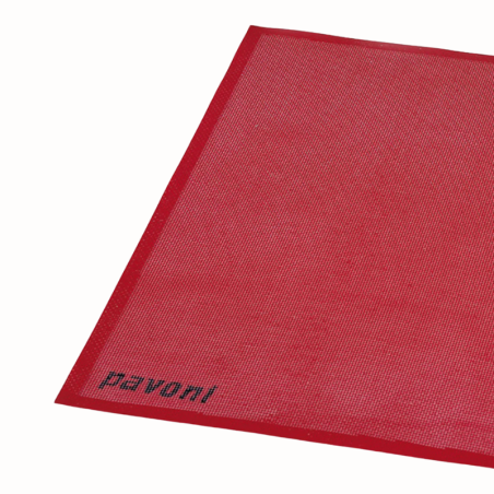 FOROSIL64 Pavoni - dł. 585 x szer. 385 mm - perforowana mata cukiernicza do wypieków