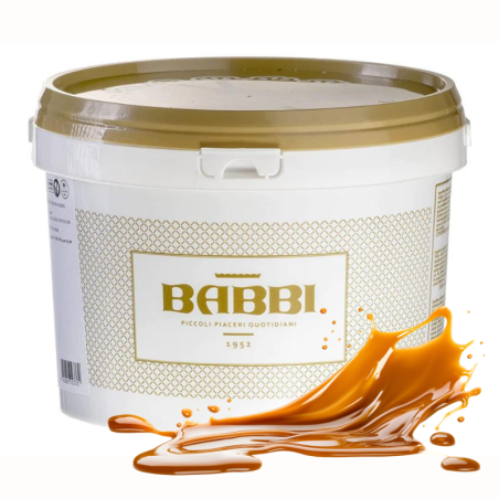 op. 3 kg Caramel Special Babbi - pasta o intensywnym smaku karmelizowanego cukru - nr. kat. 12431