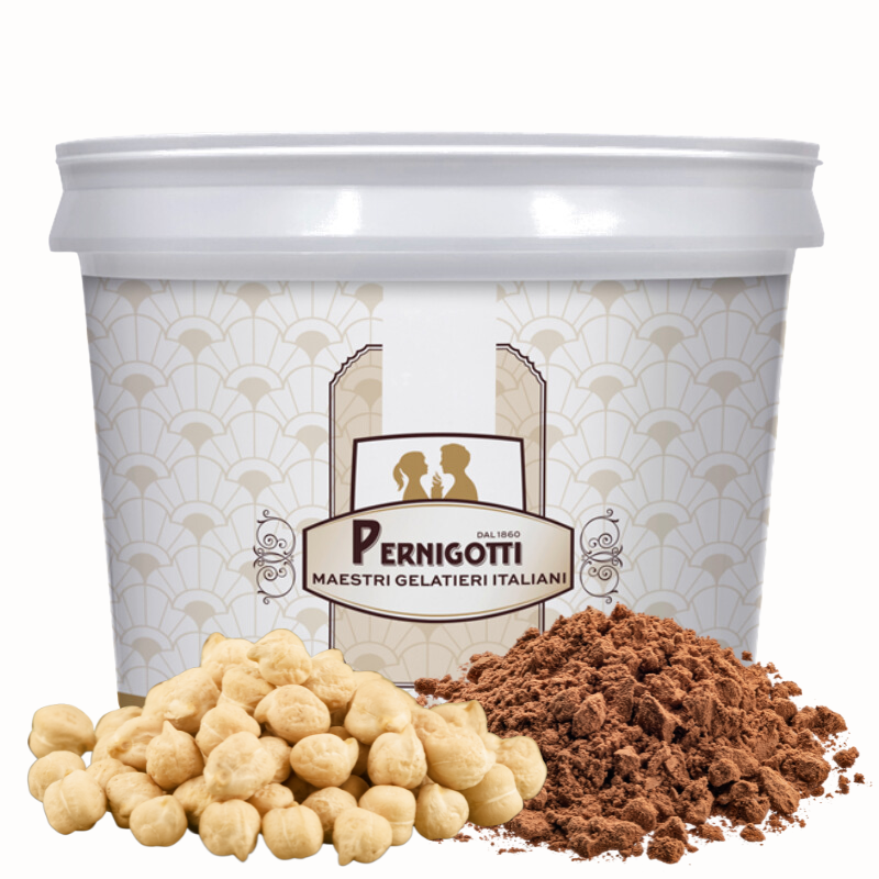 op. 6 kg Gianduia Pernigotti - pasta cukiernicza z orzechów laskowych i kakao - nr. kat. 12092161C
