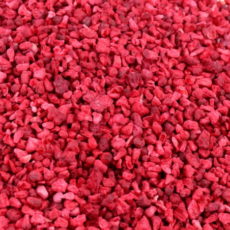 op. 500 g Malina liofilizowana - grys - Elena Liofilizaty