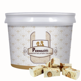 op. 4.5 kg Torrone Rustico G.M. Pernigotti - nugatowa pasta cukiernicza do lodów i deserów - nr. kat. 12092921A