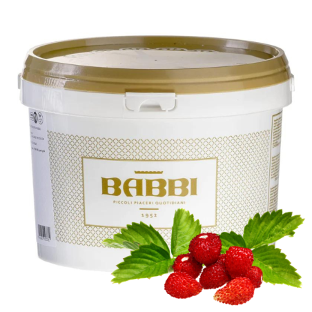 3 kg VARIEGATO FRAGOLINE 12627 BABBI poziomkowa pasta do przekładania i dekorowania