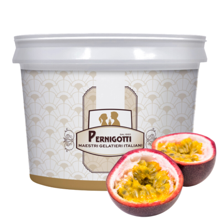 op. 3.5 kg Variegato Passion Fruit 12095874 Pernigotti - pasta do przekładania i dekorowania - marakuja z miąższem