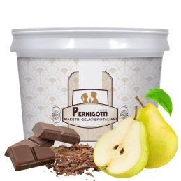 op. 3.5 kg Variegato Cioccopera - 12093642 Pernigotti - wegański krem czekoladowy z kandyzowanymi gruszkami